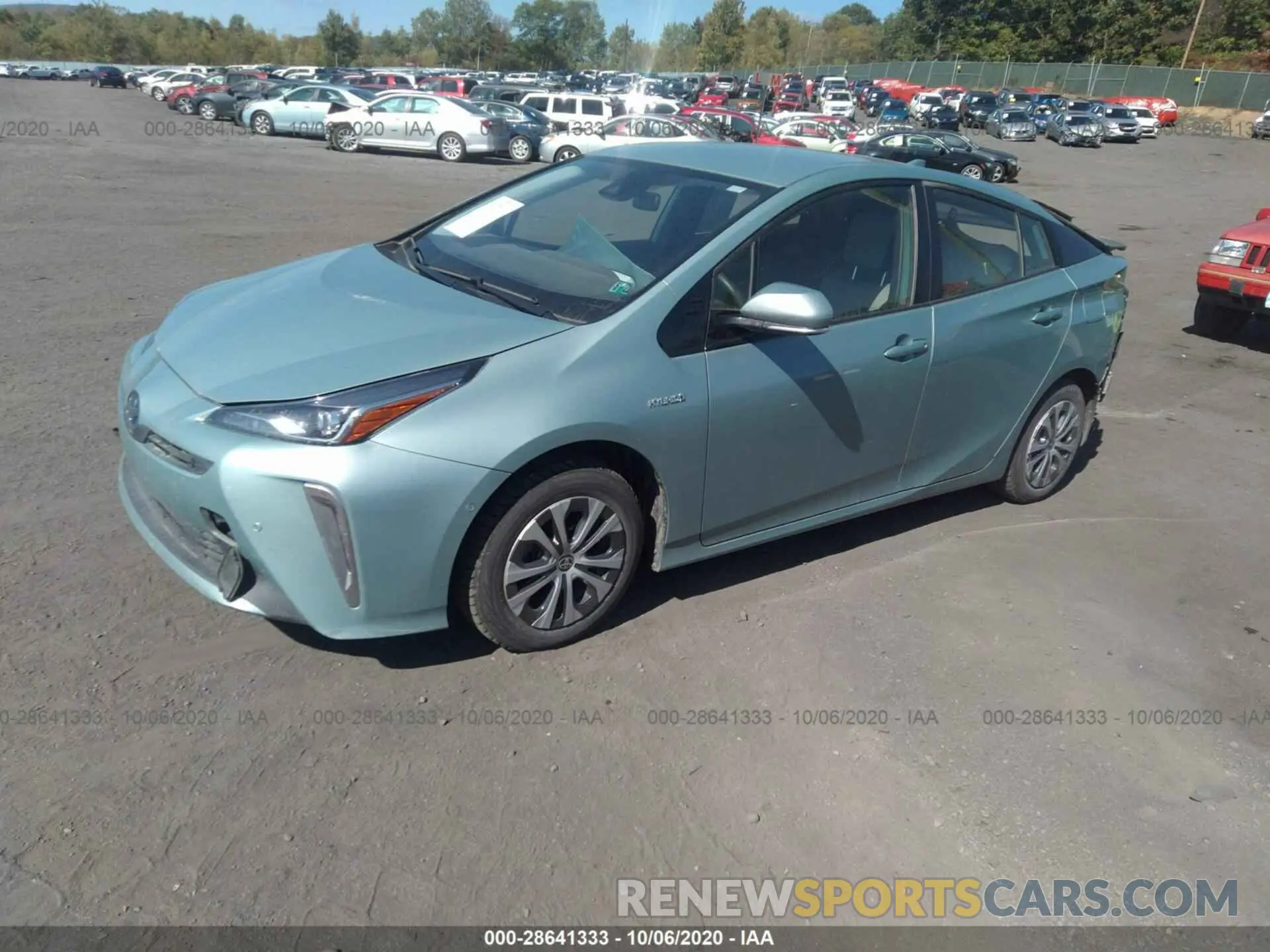 2 Photograph of a damaged car JTDL9RFU5K3004354 TOYOTA PRIUS 2019