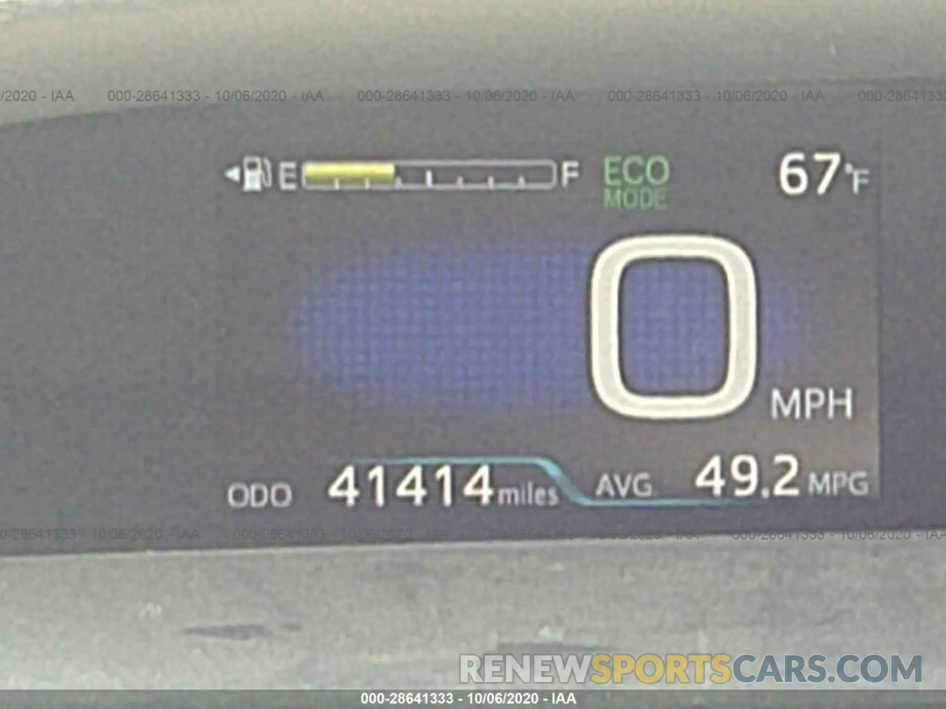 7 Photograph of a damaged car JTDL9RFU5K3004354 TOYOTA PRIUS 2019