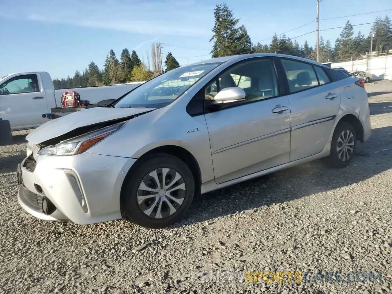 1 Photograph of a damaged car JTDL9RFU5K3004824 TOYOTA PRIUS 2019