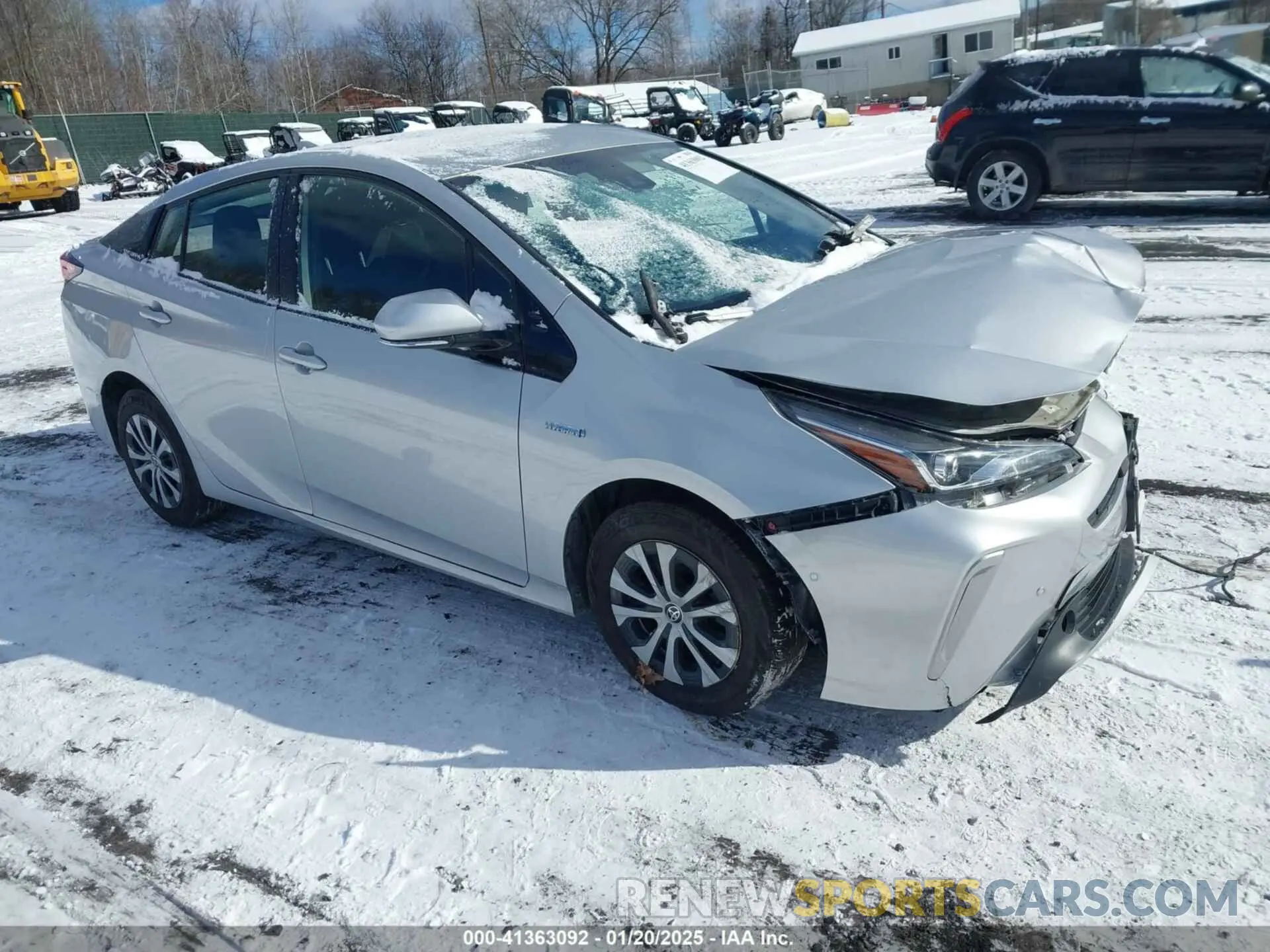 1 Фотография поврежденного автомобиля JTDL9RFU5K3013037 TOYOTA PRIUS 2019