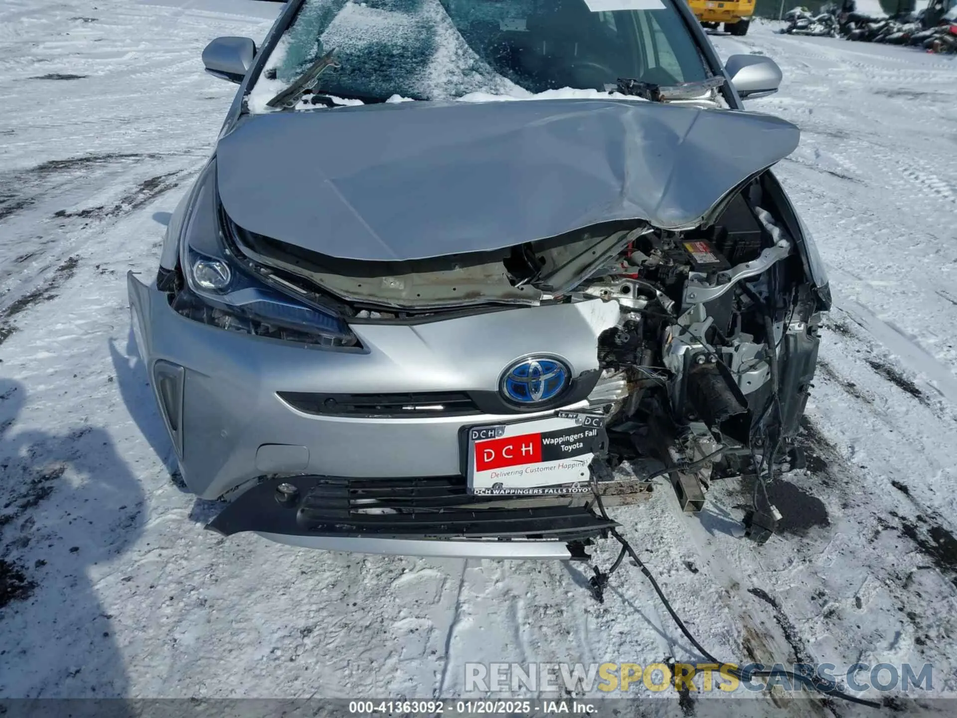6 Фотография поврежденного автомобиля JTDL9RFU5K3013037 TOYOTA PRIUS 2019