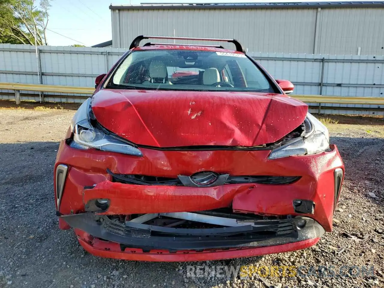 5 Фотография поврежденного автомобиля JTDL9RFU6K3003892 TOYOTA PRIUS 2019