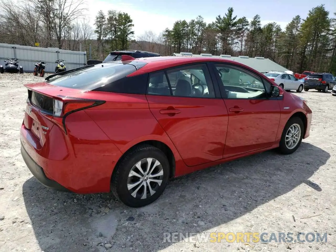3 Фотография поврежденного автомобиля JTDL9RFU6K3008249 TOYOTA PRIUS 2019