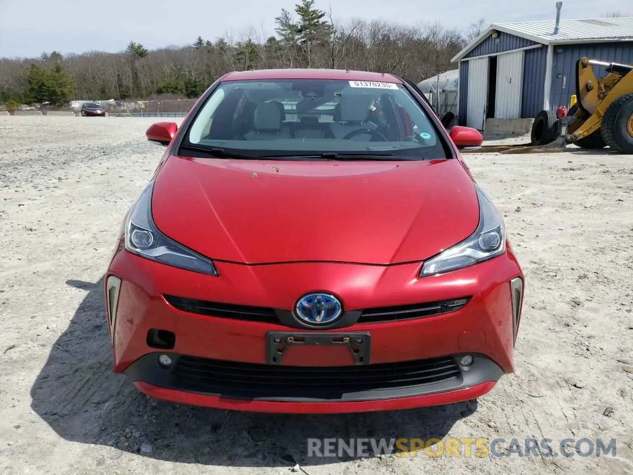 5 Фотография поврежденного автомобиля JTDL9RFU6K3008249 TOYOTA PRIUS 2019