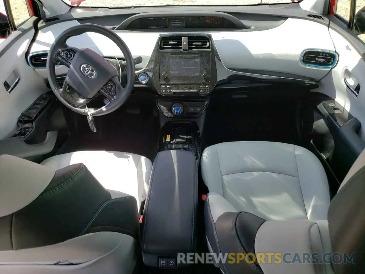 8 Фотография поврежденного автомобиля JTDL9RFU6K3008249 TOYOTA PRIUS 2019