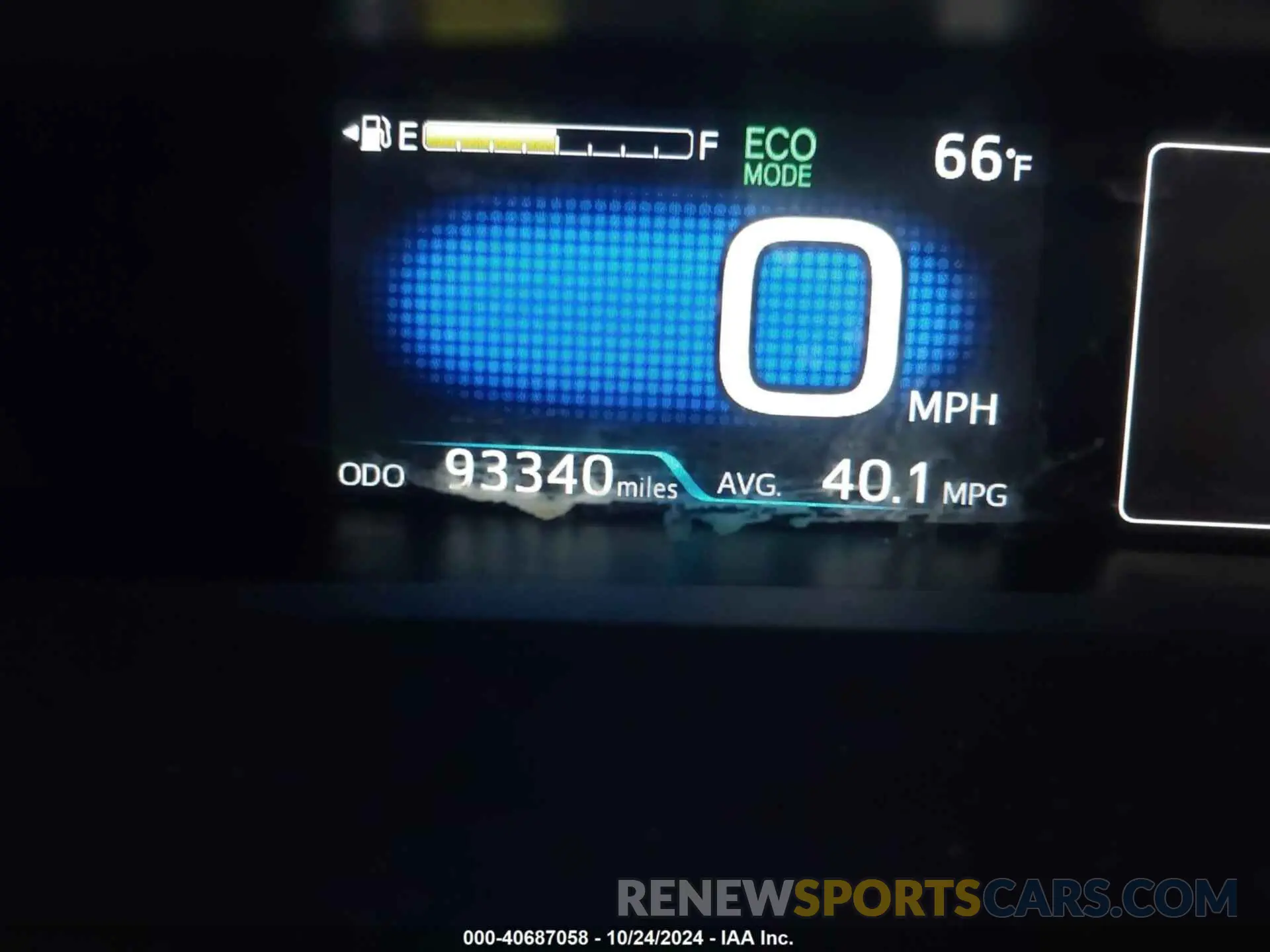 15 Photograph of a damaged car JTDL9RFU6K3011684 TOYOTA PRIUS 2019