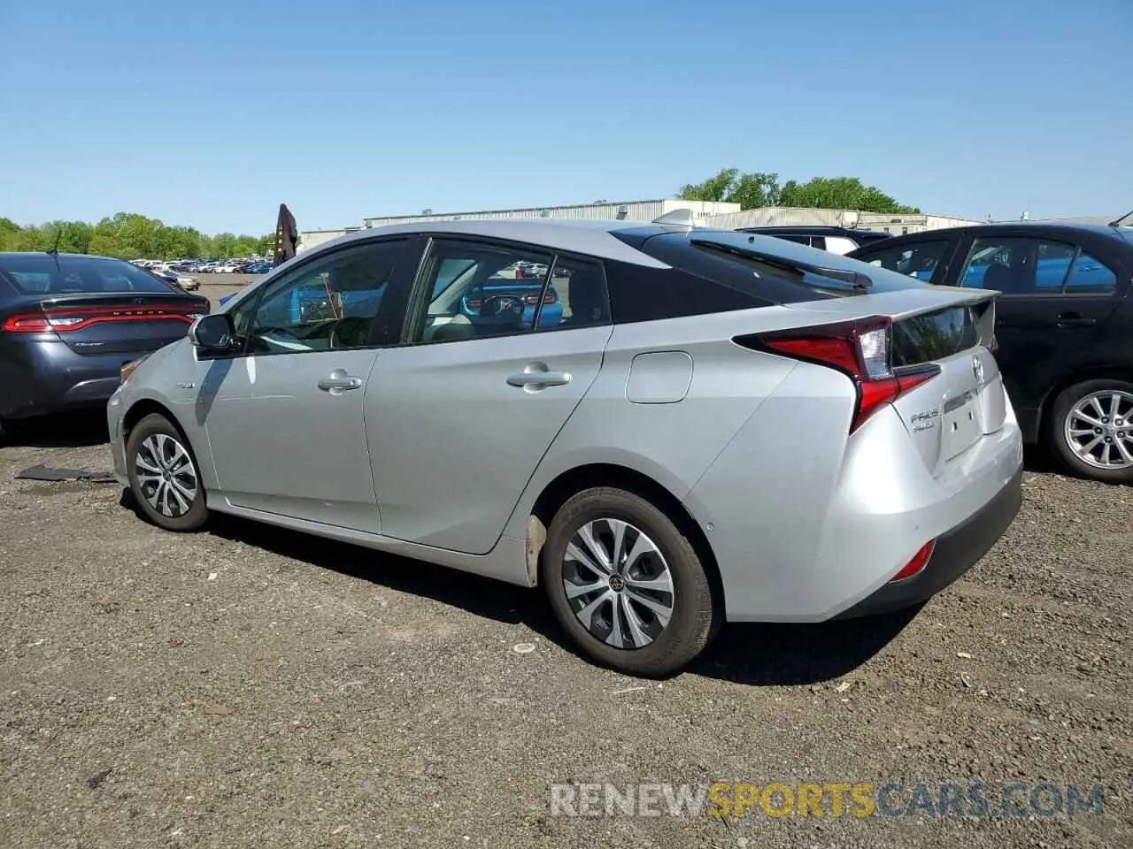 2 Фотография поврежденного автомобиля JTDL9RFU7K3002024 TOYOTA PRIUS 2019