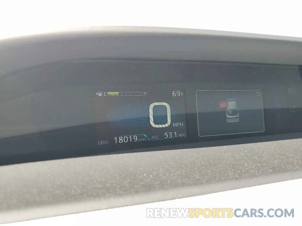9 Фотография поврежденного автомобиля JTDL9RFU7K3002024 TOYOTA PRIUS 2019