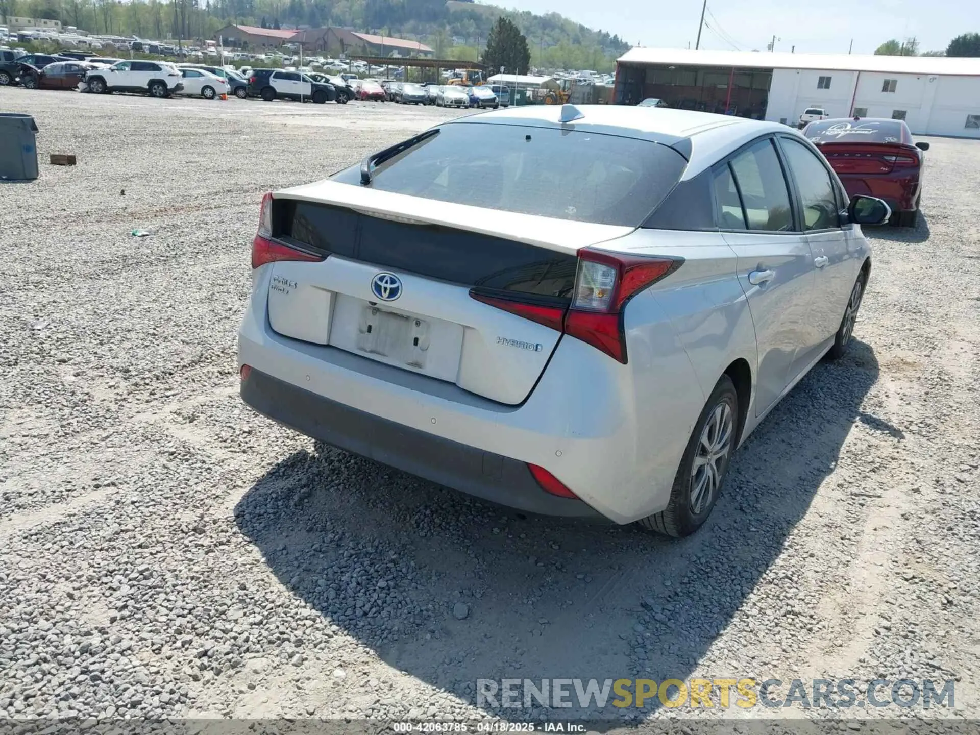 4 Фотография поврежденного автомобиля JTDL9RFU7K3005280 TOYOTA PRIUS 2019