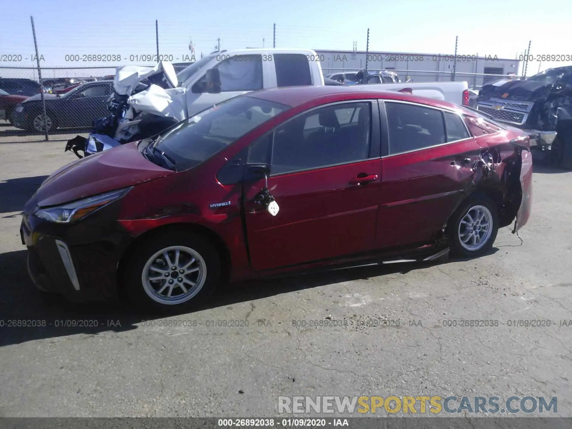 6 Photograph of a damaged car JTDL9RFU8K3000993 TOYOTA PRIUS 2019
