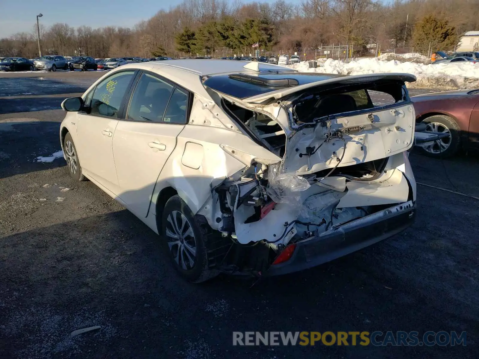3 Photograph of a damaged car JTDL9RFU8K3007328 TOYOTA PRIUS 2019