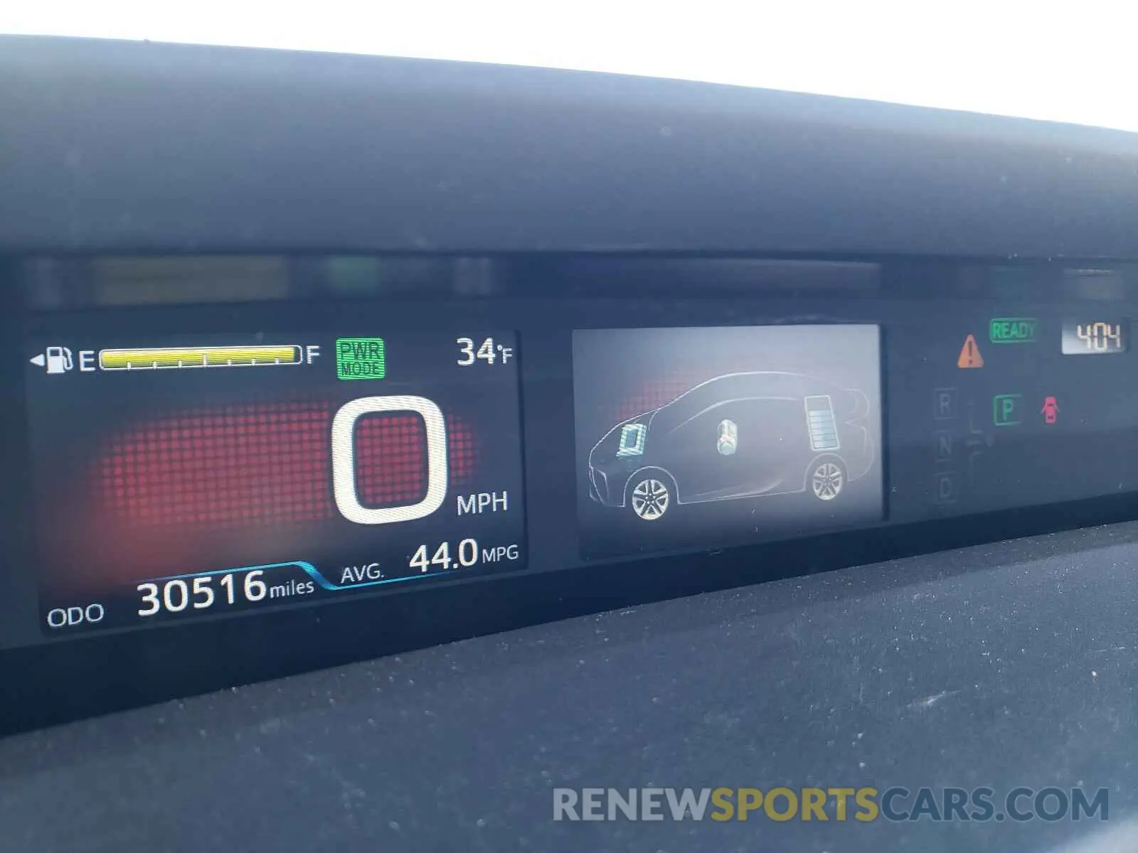 8 Photograph of a damaged car JTDL9RFU8K3007328 TOYOTA PRIUS 2019