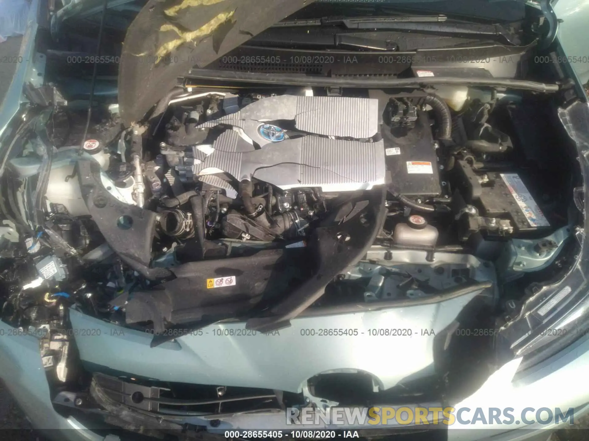 10 Photograph of a damaged car JTDL9RFUXK3004608 TOYOTA PRIUS 2019