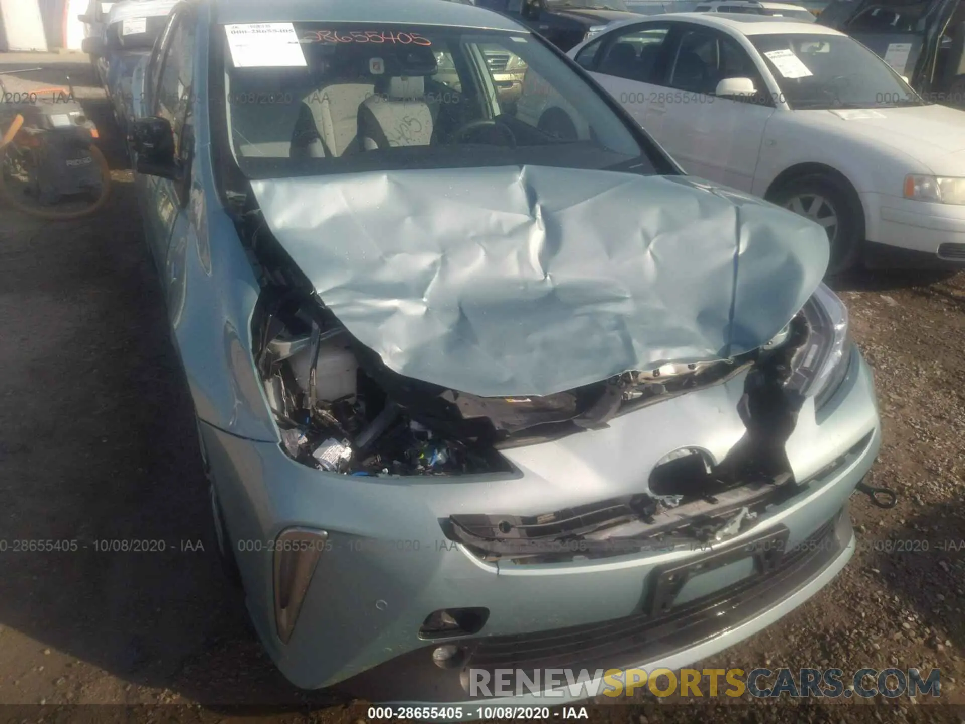 6 Photograph of a damaged car JTDL9RFUXK3004608 TOYOTA PRIUS 2019
