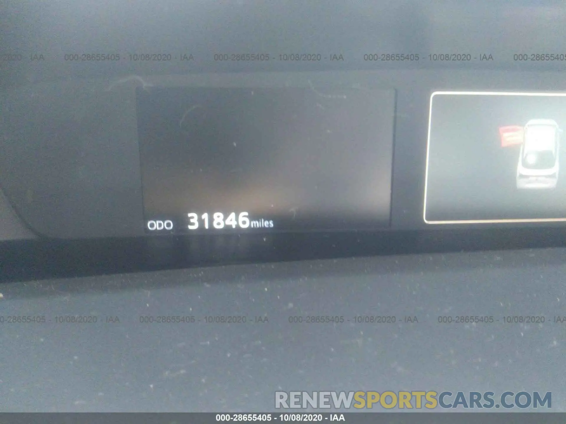 7 Photograph of a damaged car JTDL9RFUXK3004608 TOYOTA PRIUS 2019