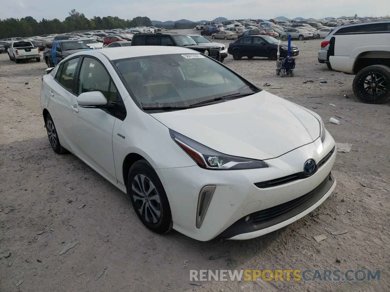 1 Photograph of a damaged car JTDL9RFUXK3007816 TOYOTA PRIUS 2019