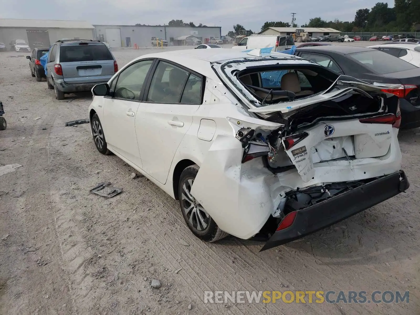 3 Photograph of a damaged car JTDL9RFUXK3007816 TOYOTA PRIUS 2019