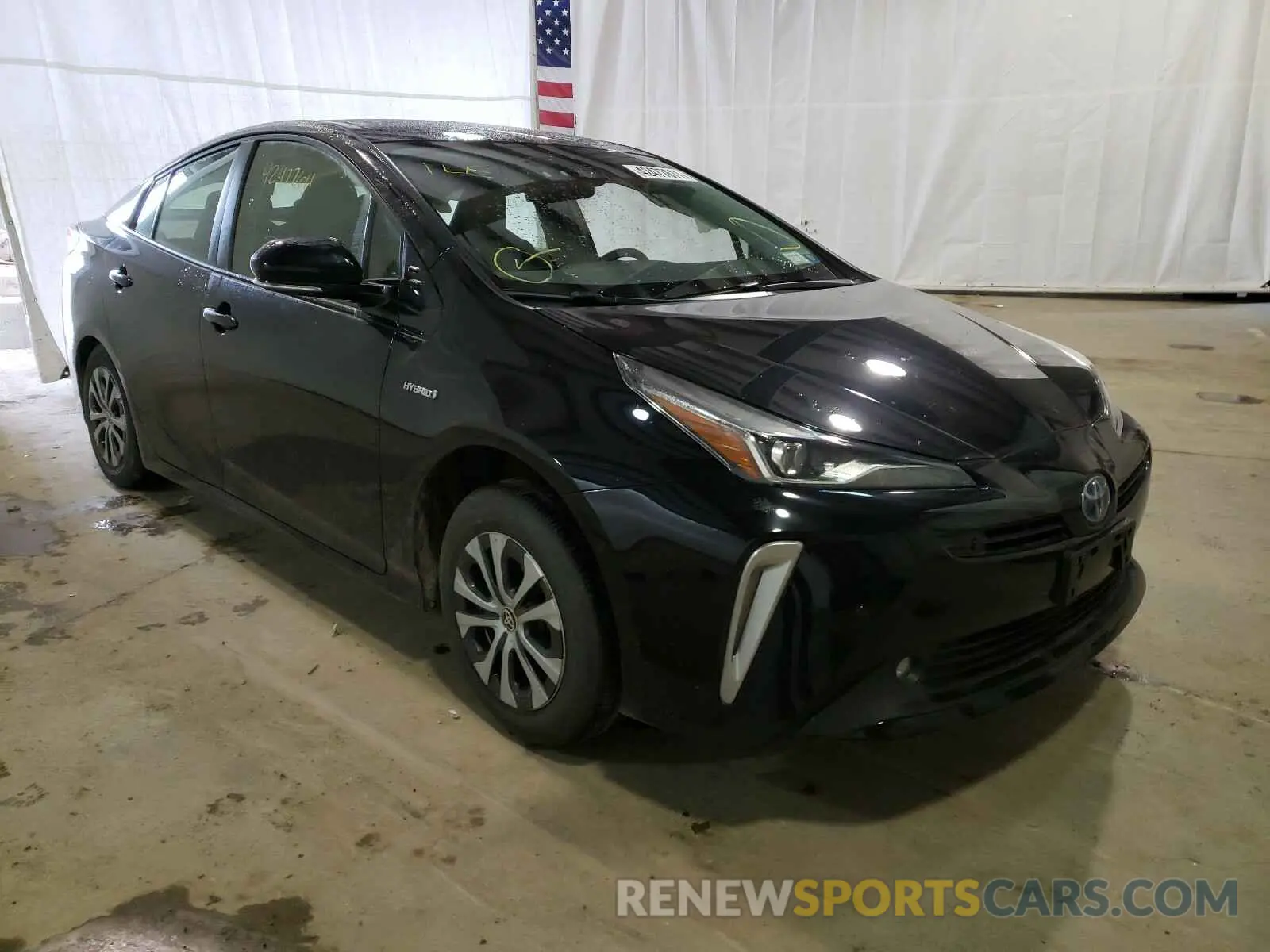 1 Photograph of a damaged car JTDL9RFUXK3007900 TOYOTA PRIUS 2019