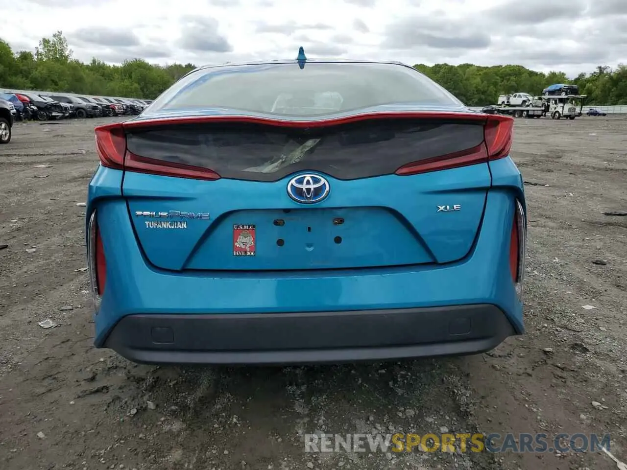 6 Photograph of a damaged car JTDKARFP0L3120902 TOYOTA PRIUS 2020