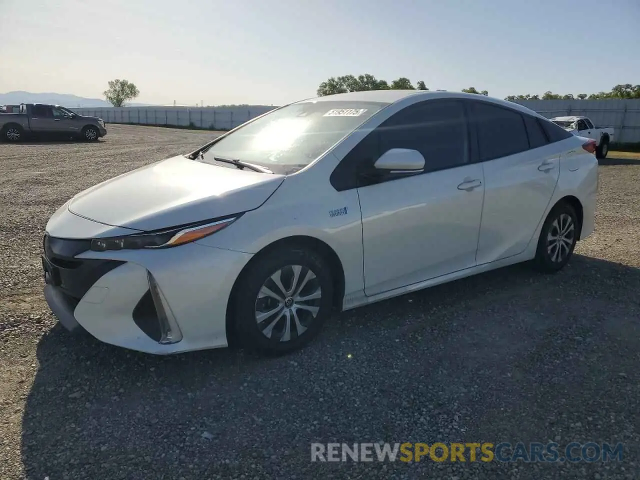 1 Photograph of a damaged car JTDKARFP0L3137604 TOYOTA PRIUS 2020