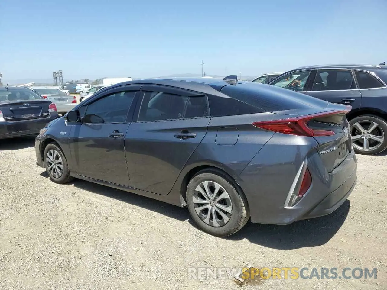 2 Photograph of a damaged car JTDKARFP0L3142737 TOYOTA PRIUS 2020