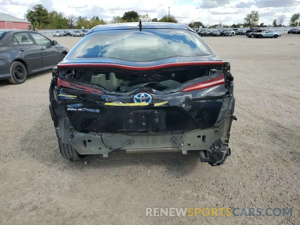 6 Фотография поврежденного автомобиля JTDKARFP1L3135408 TOYOTA PRIUS 2020