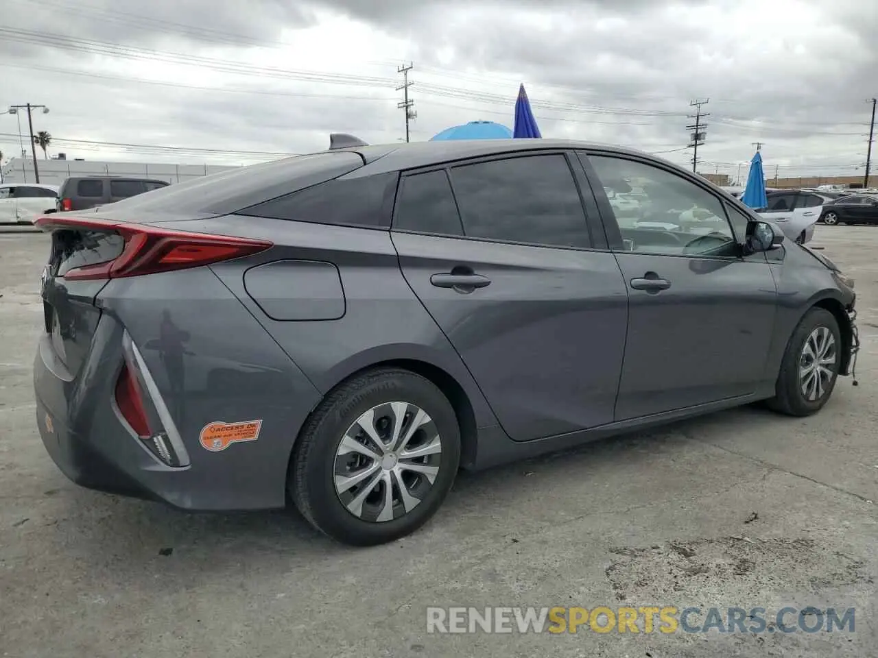 3 Photograph of a damaged car JTDKARFP2L3146286 TOYOTA PRIUS 2020