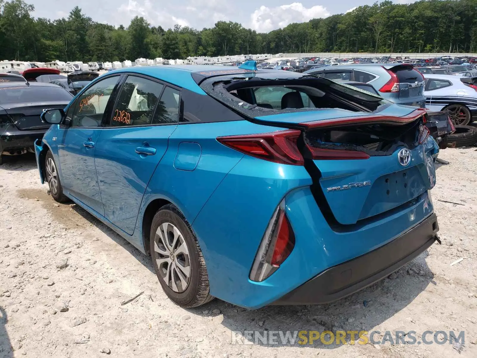 3 Photograph of a damaged car JTDKARFP2L3148202 TOYOTA PRIUS 2020