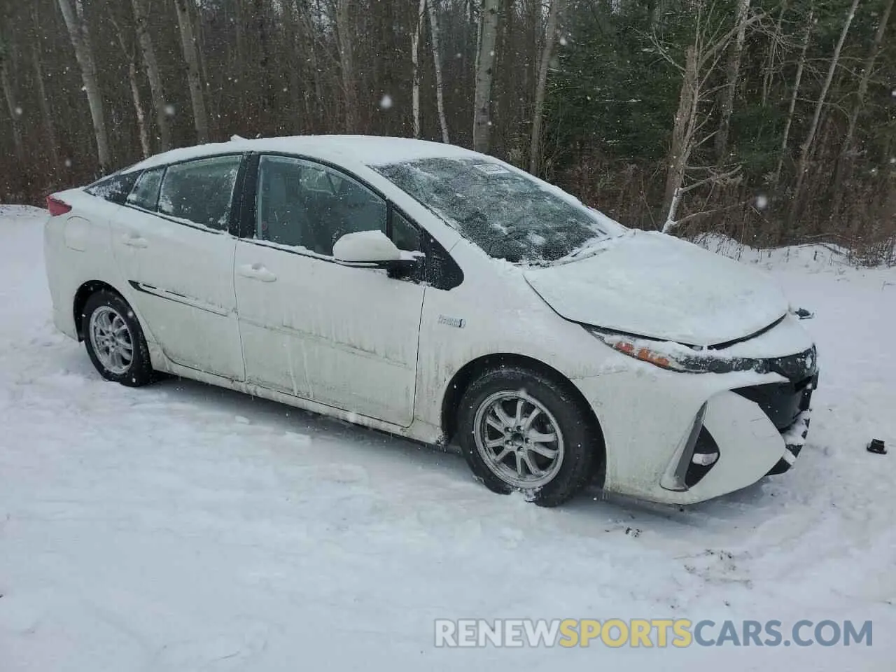 4 Фотография поврежденного автомобиля JTDKARFP2L3154114 TOYOTA PRIUS 2020