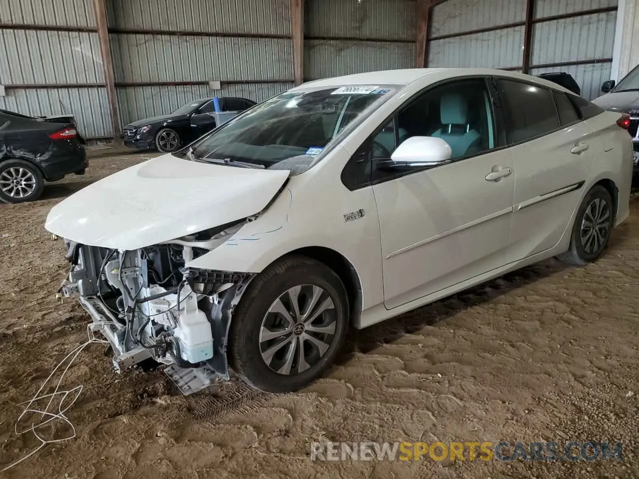 1 Photograph of a damaged car JTDKARFP2L3155120 TOYOTA PRIUS 2020