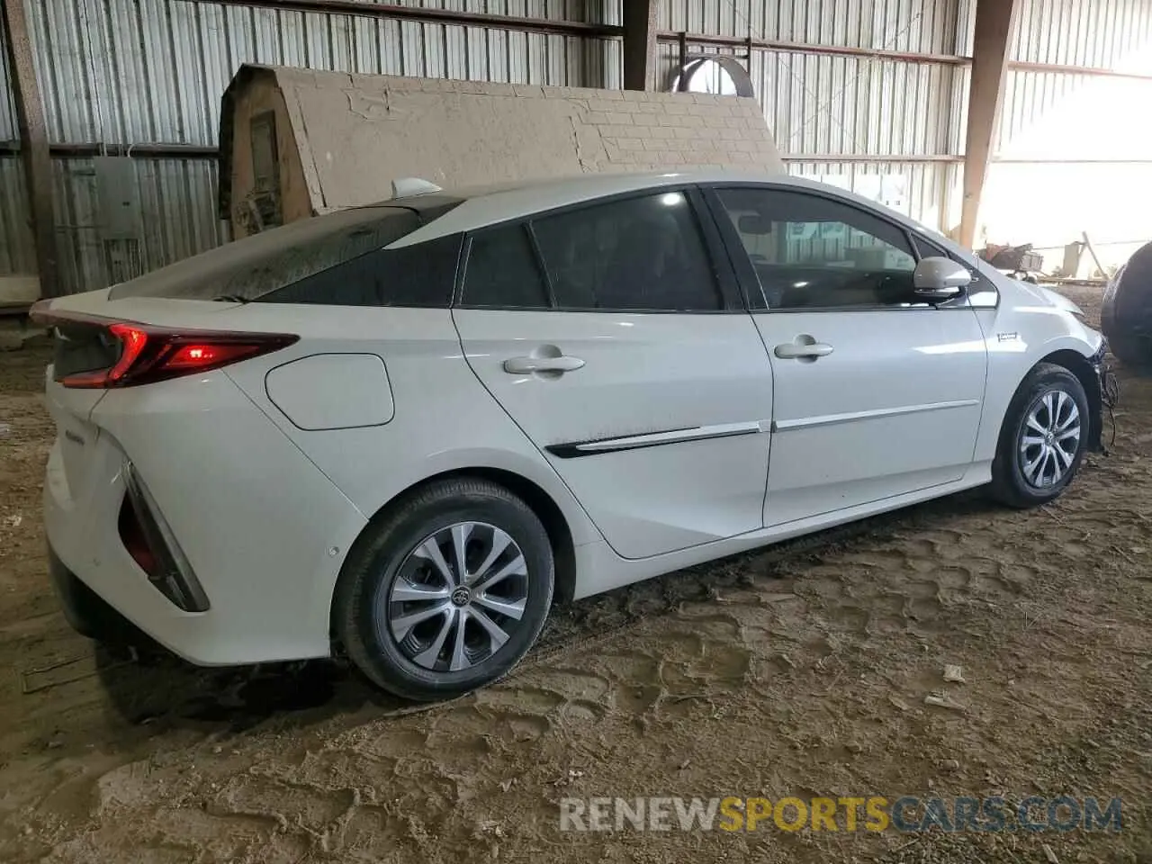 3 Photograph of a damaged car JTDKARFP2L3155120 TOYOTA PRIUS 2020