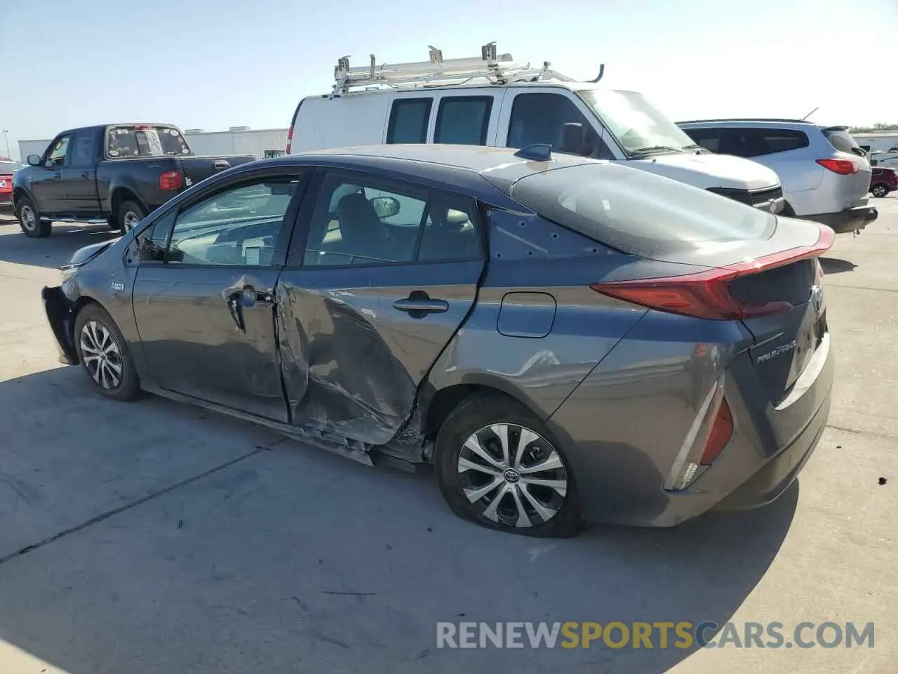 2 Photograph of a damaged car JTDKARFP3L3120926 TOYOTA PRIUS 2020