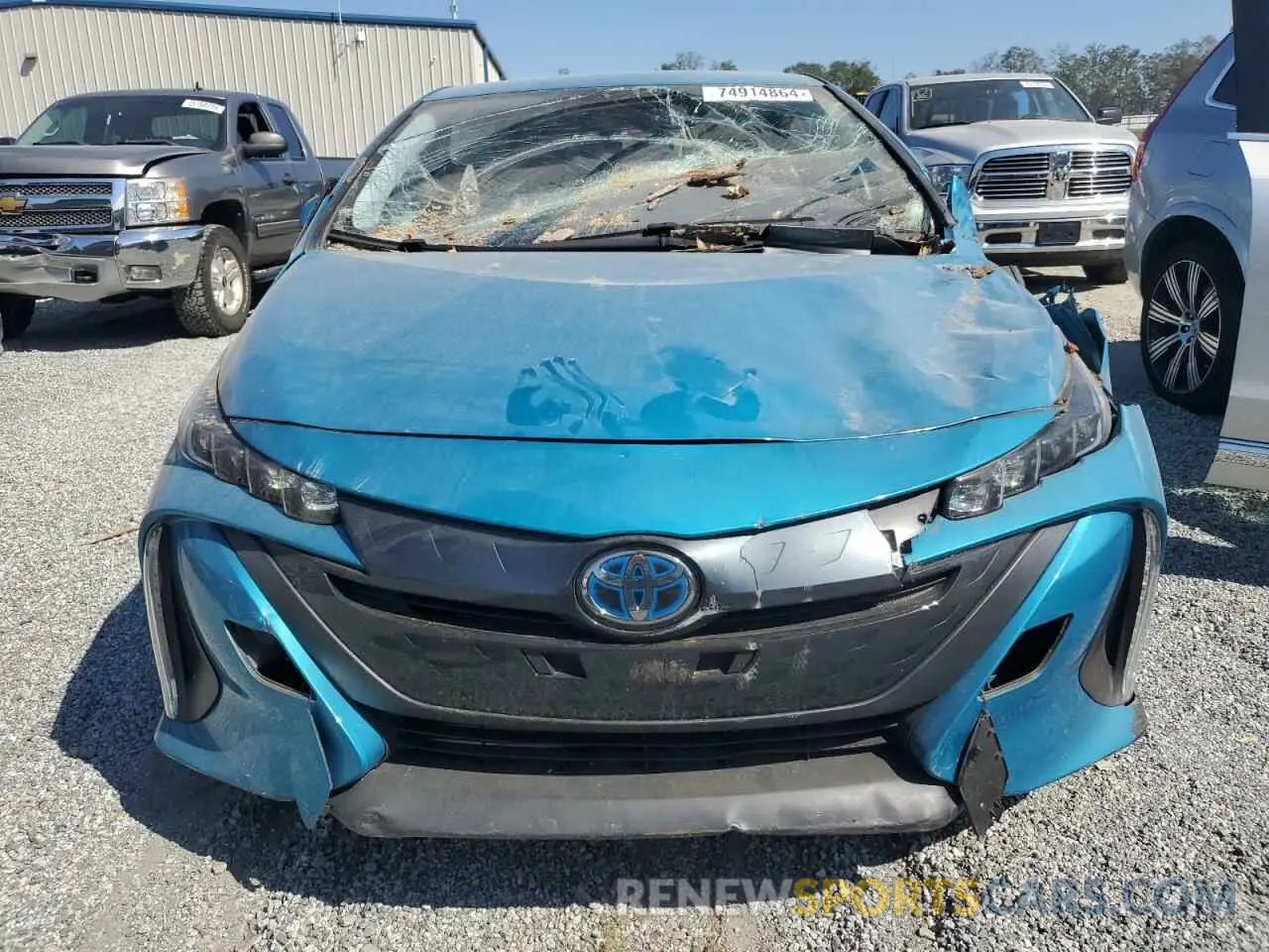5 Фотография поврежденного автомобиля JTDKARFP3L3159788 TOYOTA PRIUS 2020