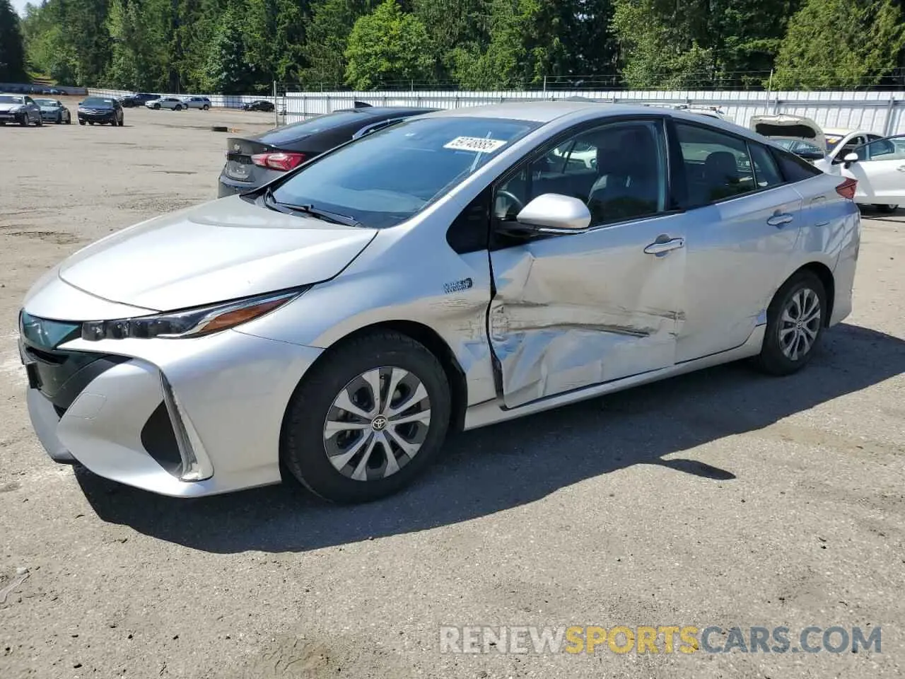1 Фотография поврежденного автомобиля JTDKARFP4L3120613 TOYOTA PRIUS 2020