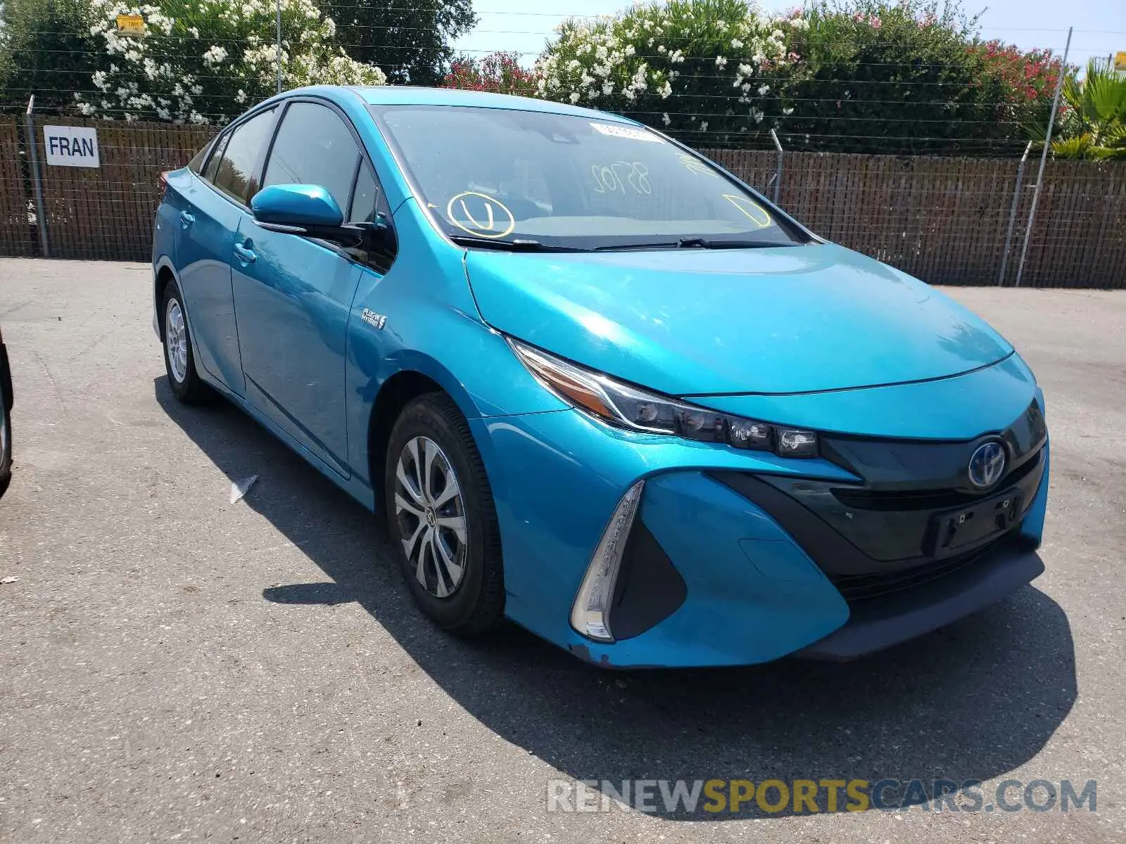 1 Photograph of a damaged car JTDKARFP4L3126119 TOYOTA PRIUS 2020