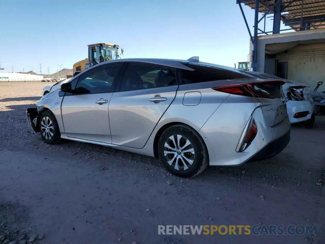 2 Photograph of a damaged car JTDKARFP4L3126735 TOYOTA PRIUS 2020