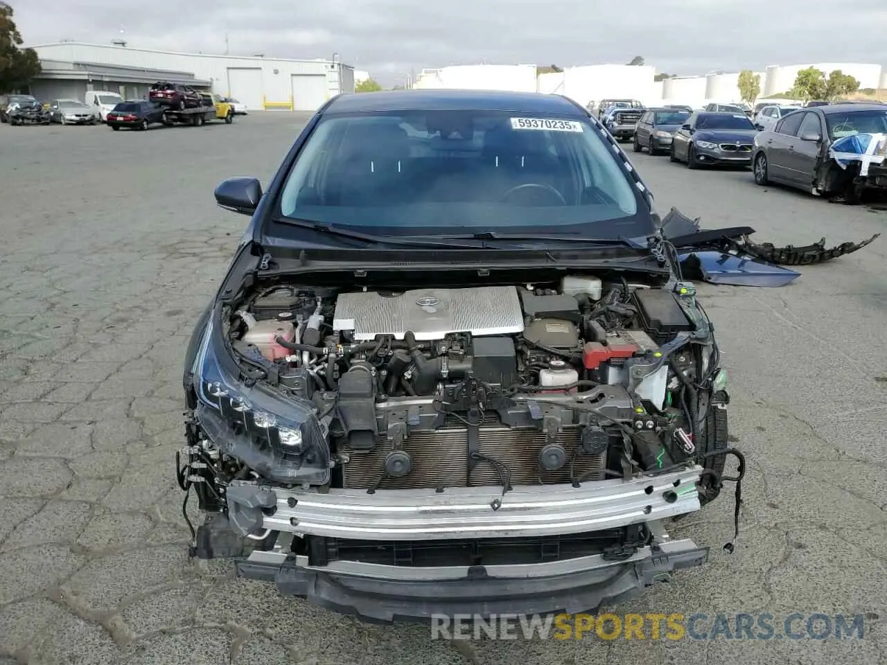 5 Фотография поврежденного автомобиля JTDKARFP4L3160836 TOYOTA PRIUS 2020