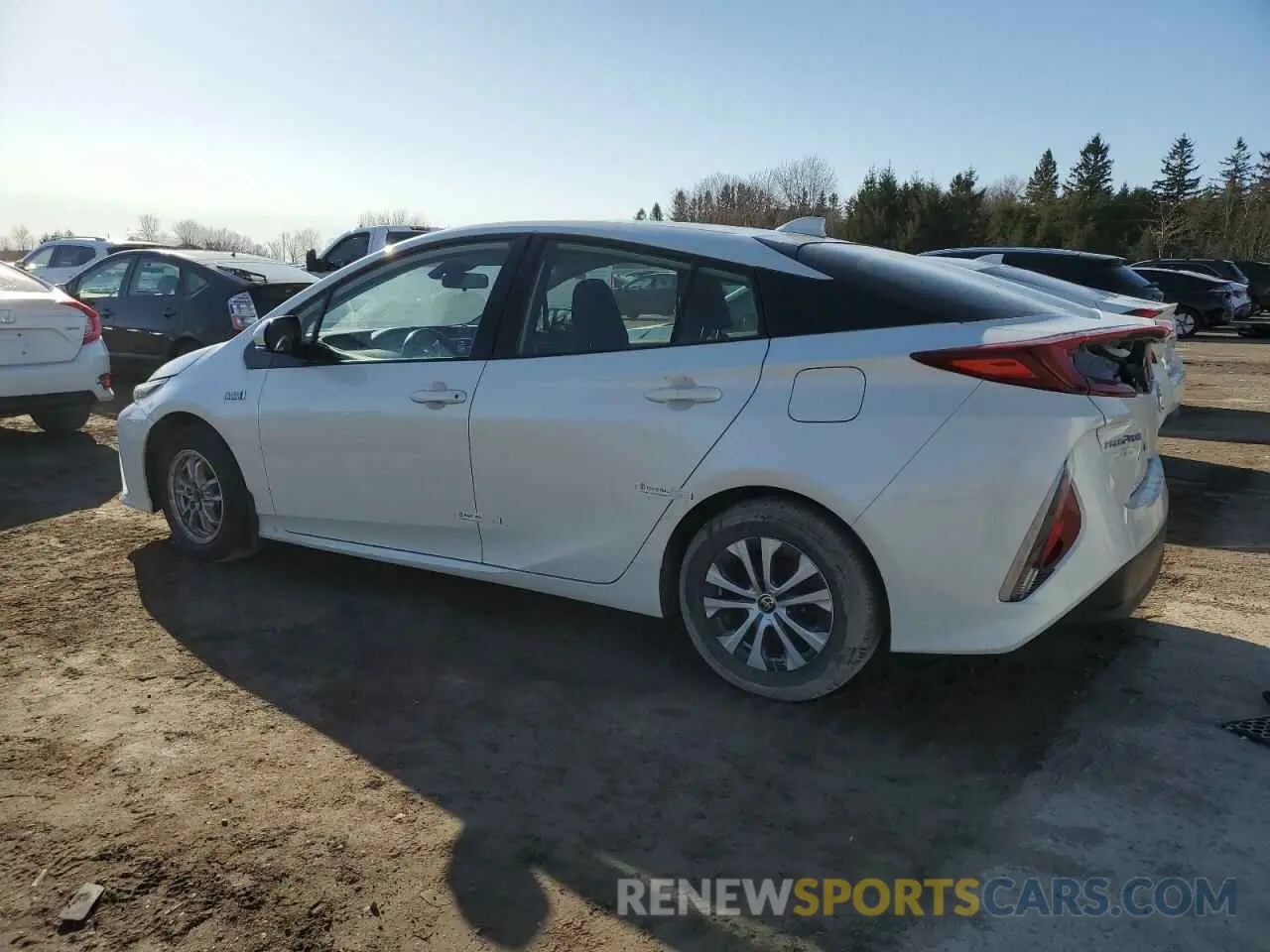 2 Photograph of a damaged car JTDKARFP4L3161162 TOYOTA PRIUS 2020