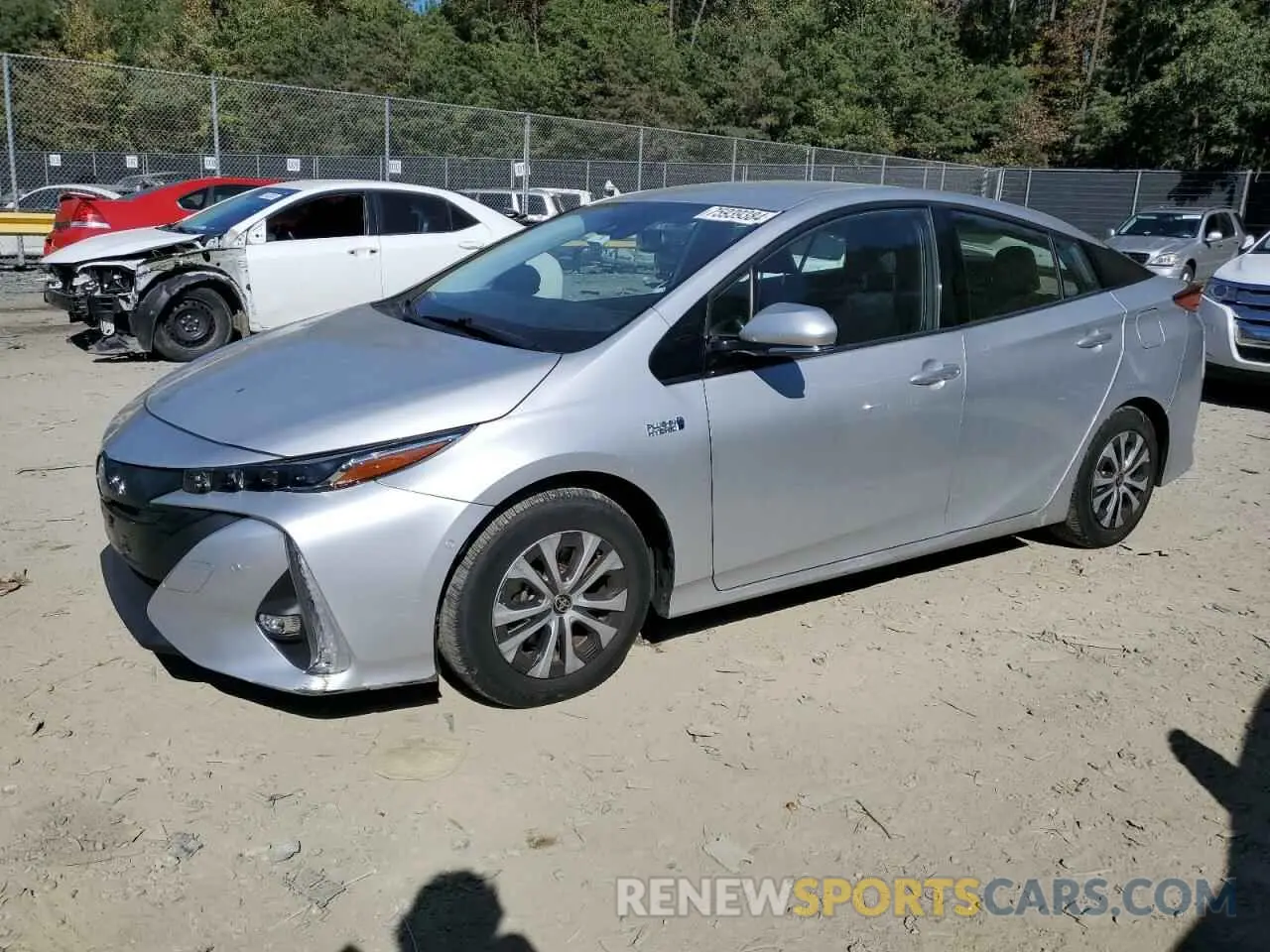 1 Photograph of a damaged car JTDKARFP5L3120779 TOYOTA PRIUS 2020