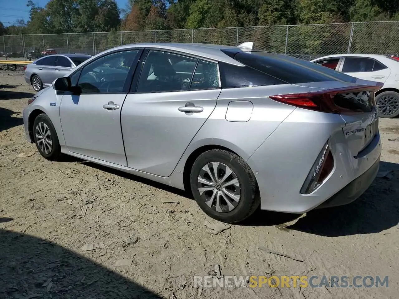 2 Photograph of a damaged car JTDKARFP5L3120779 TOYOTA PRIUS 2020