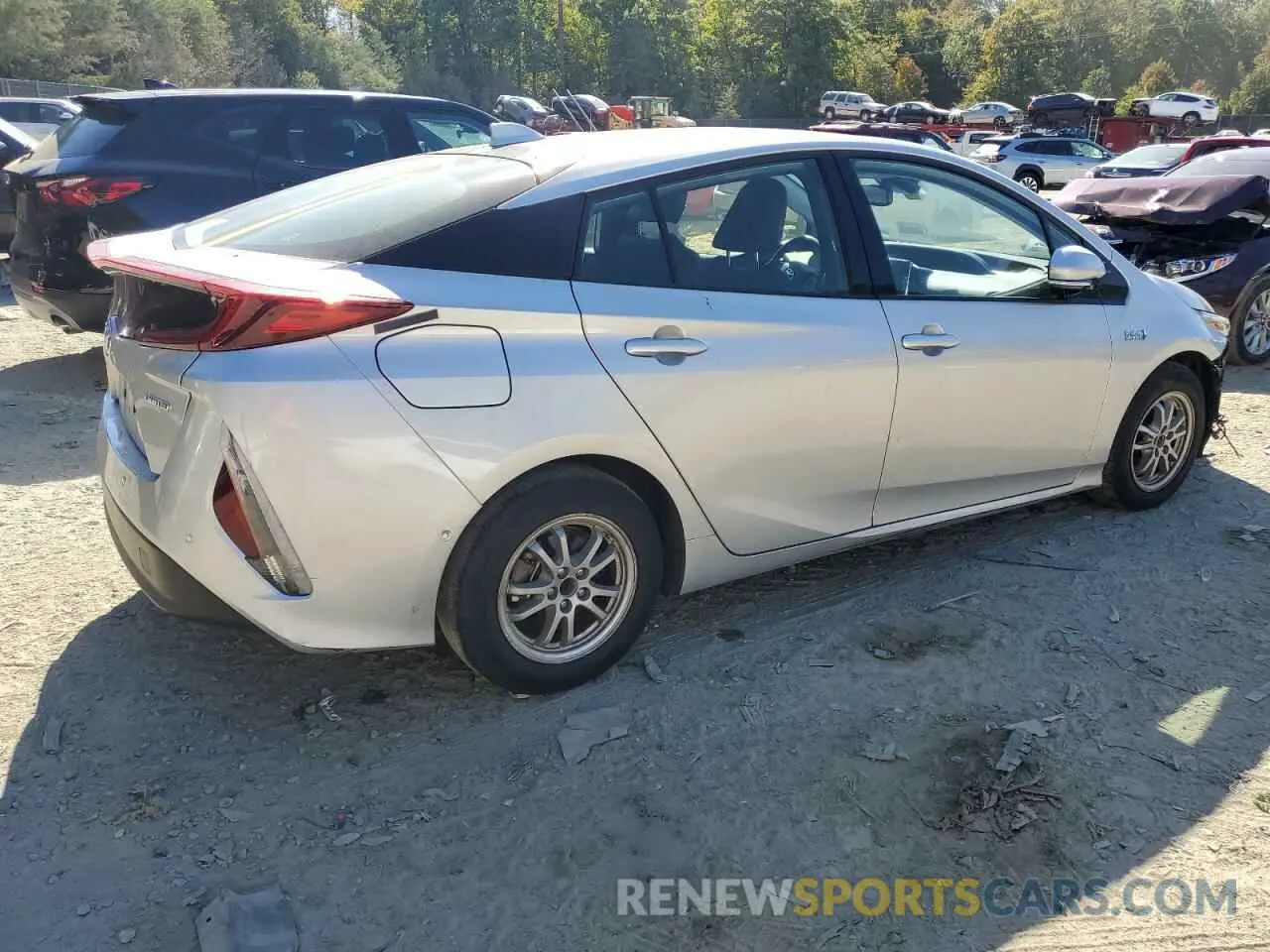 3 Photograph of a damaged car JTDKARFP5L3120779 TOYOTA PRIUS 2020
