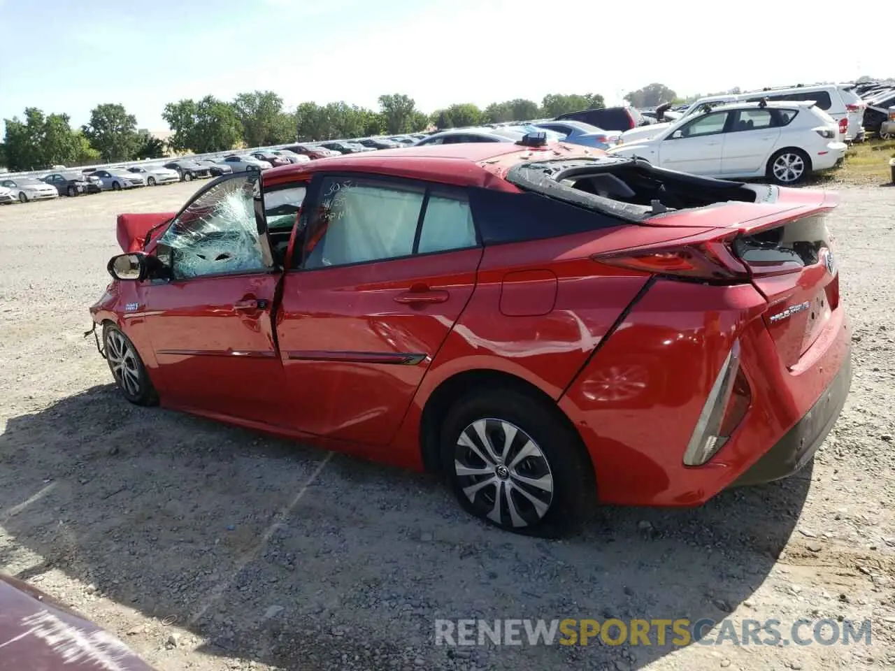 2 Фотография поврежденного автомобиля JTDKARFP5L3130079 TOYOTA PRIUS 2020