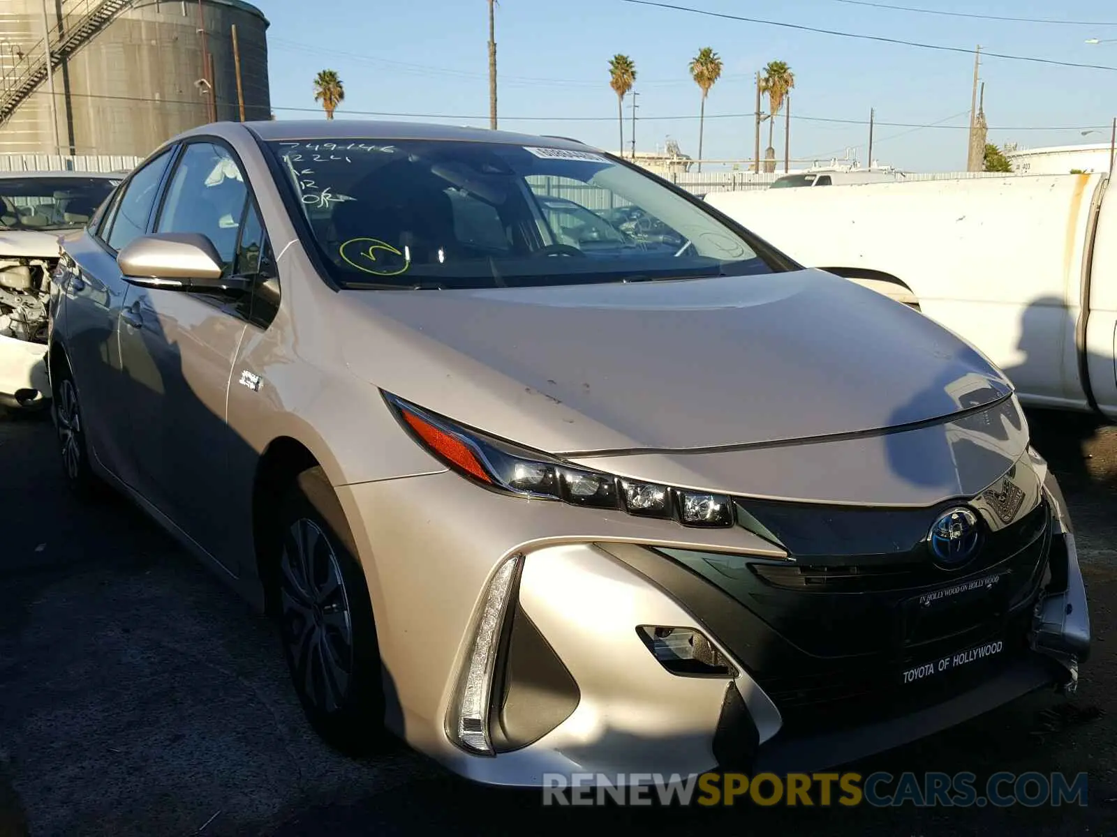 1 Photograph of a damaged car JTDKARFP5L3156763 TOYOTA PRIUS 2020
