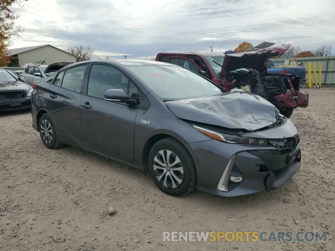 4 Photograph of a damaged car JTDKARFP6L3128423 TOYOTA PRIUS 2020