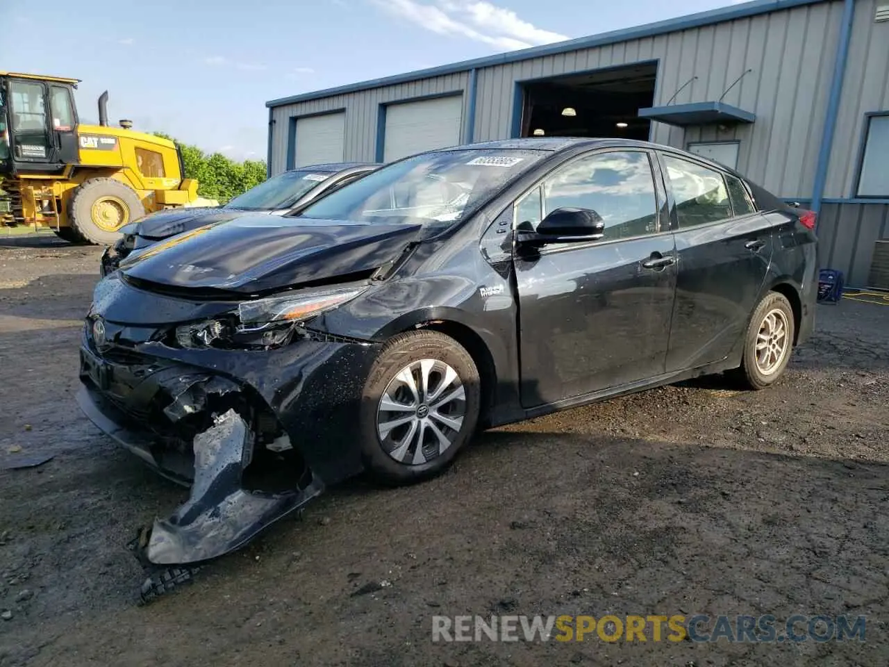 1 Photograph of a damaged car JTDKARFP6L3139986 TOYOTA PRIUS 2020