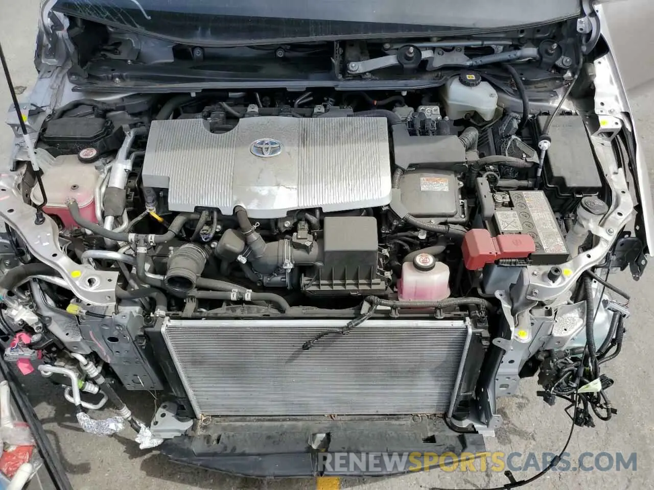 11 Фотография поврежденного автомобиля JTDKARFP6L3162913 TOYOTA PRIUS 2020