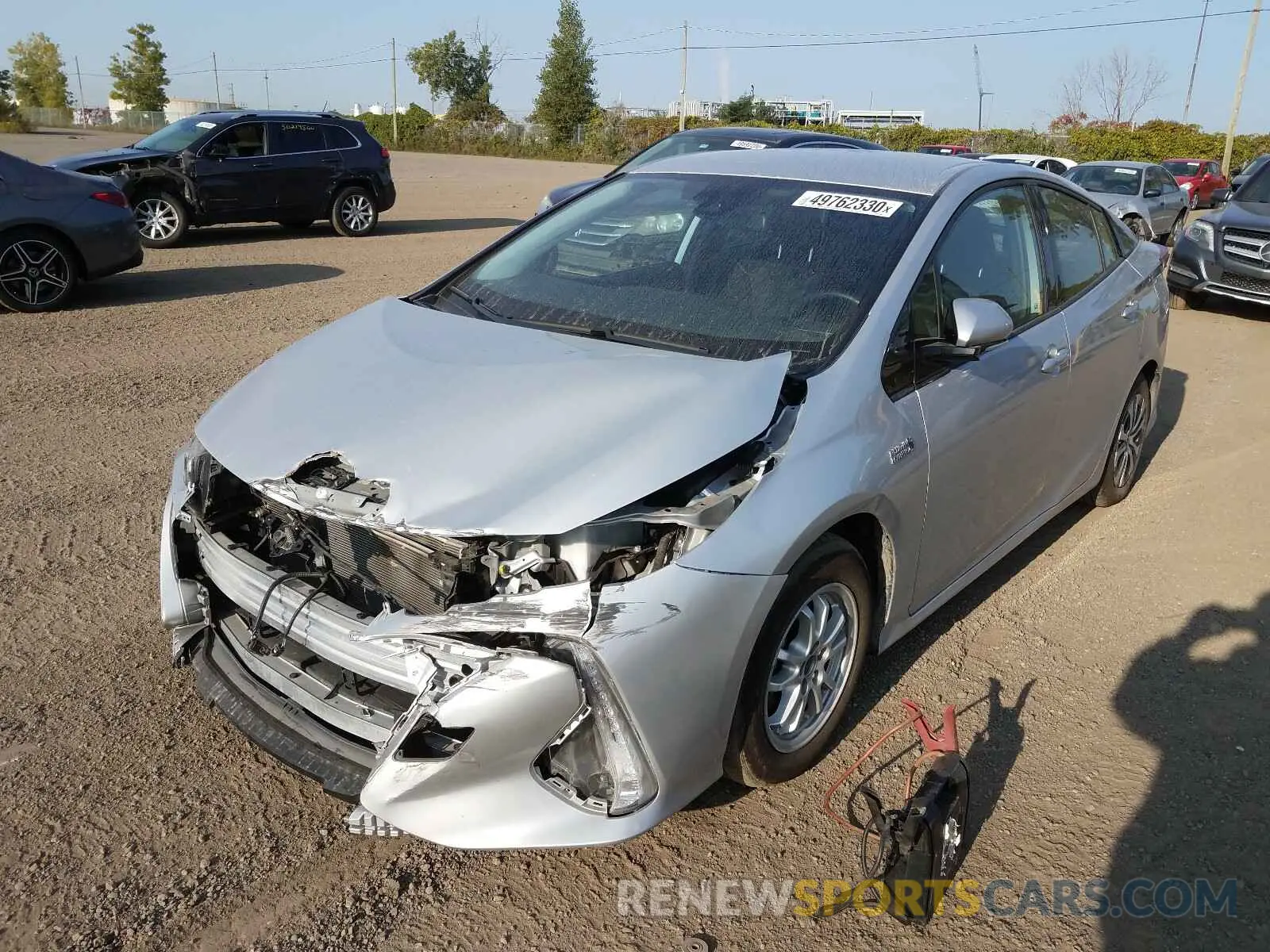 2 Photograph of a damaged car JTDKARFP7L3120623 TOYOTA PRIUS 2020