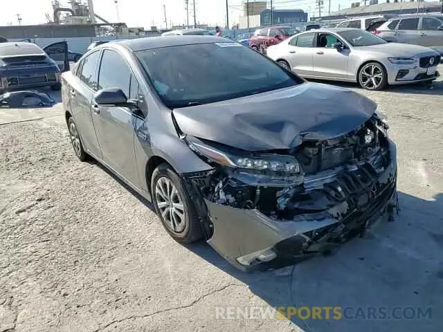 11 Фотография поврежденного автомобиля JTDKARFP7L3139477 TOYOTA PRIUS 2020