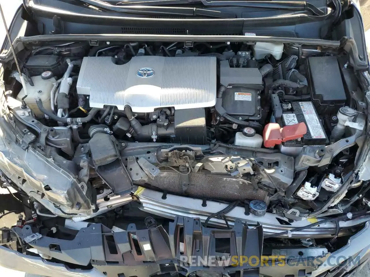 12 Фотография поврежденного автомобиля JTDKARFP7L3139477 TOYOTA PRIUS 2020