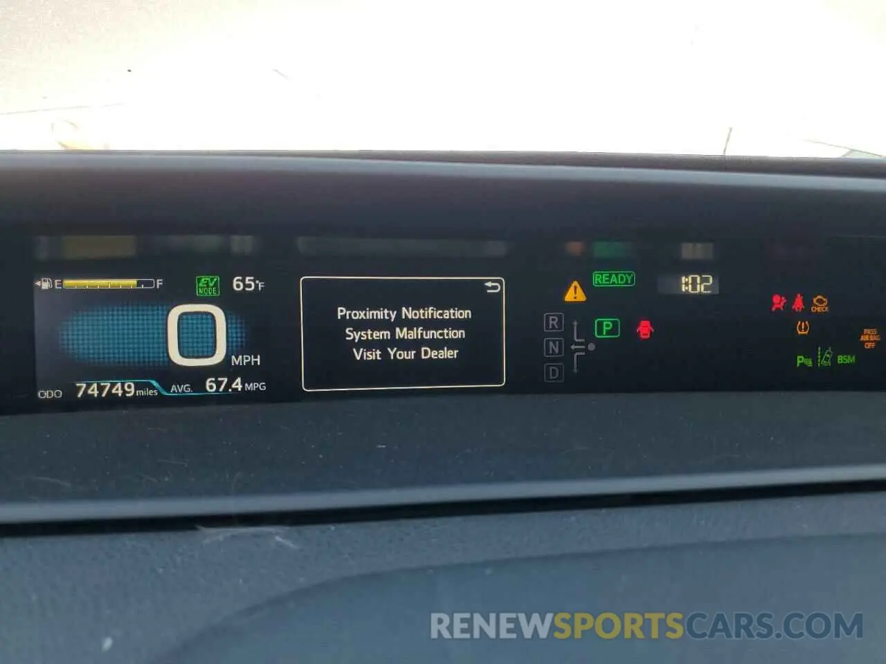 9 Фотография поврежденного автомобиля JTDKARFP7L3139477 TOYOTA PRIUS 2020